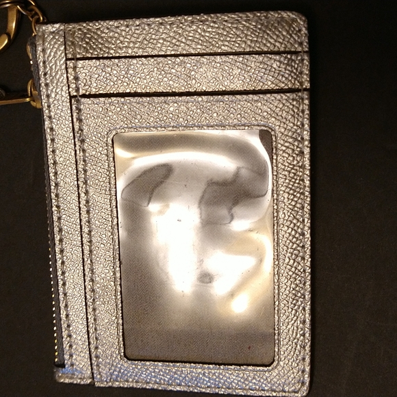VGUC. Coach silver card holder / keychain. - Picture 5 of 7
